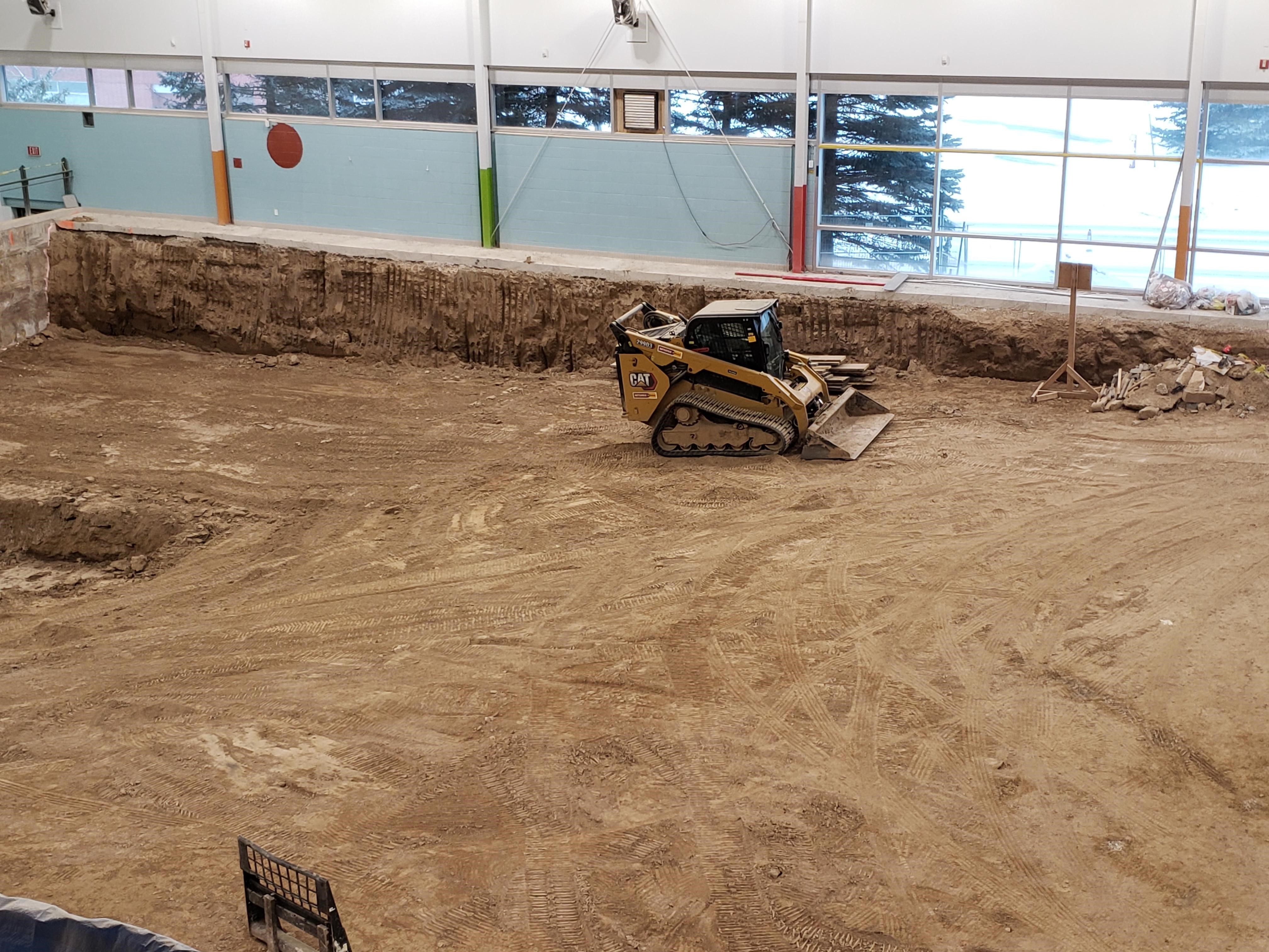 Construction at Alder Pool